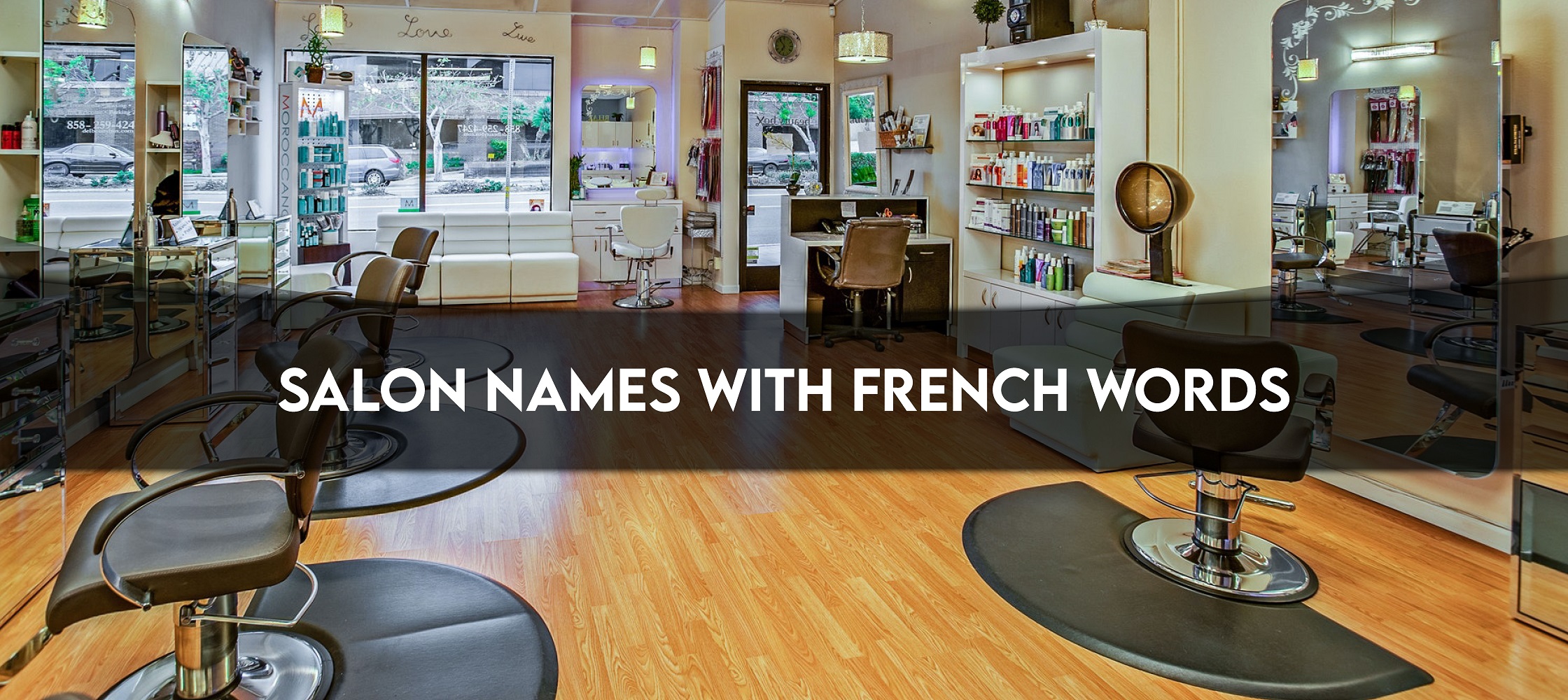 salon names with french words