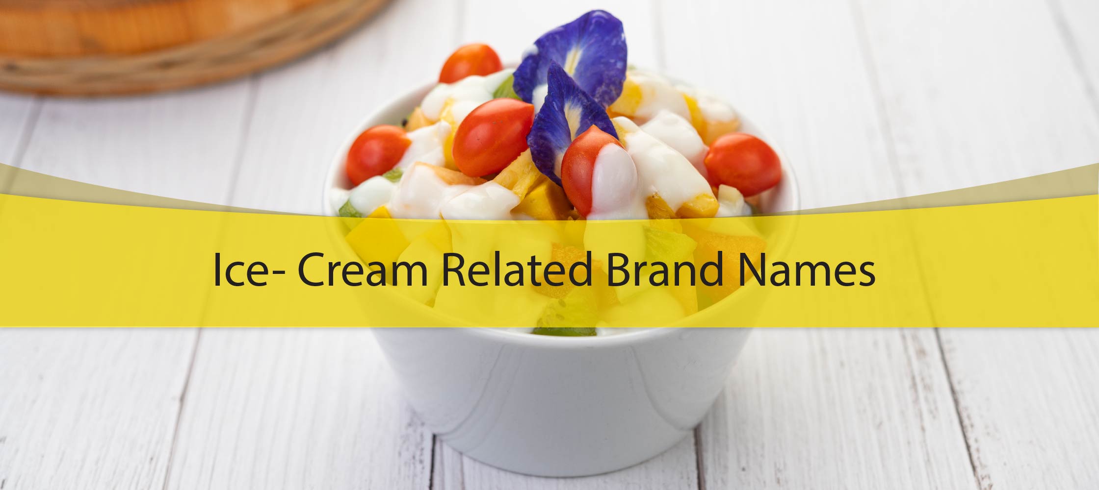 ice cream related brand names