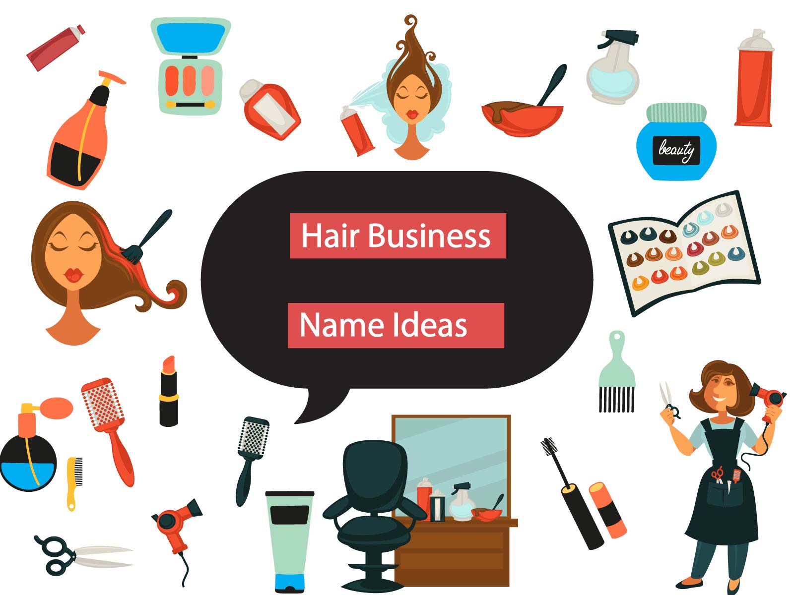 Hair business name ideas