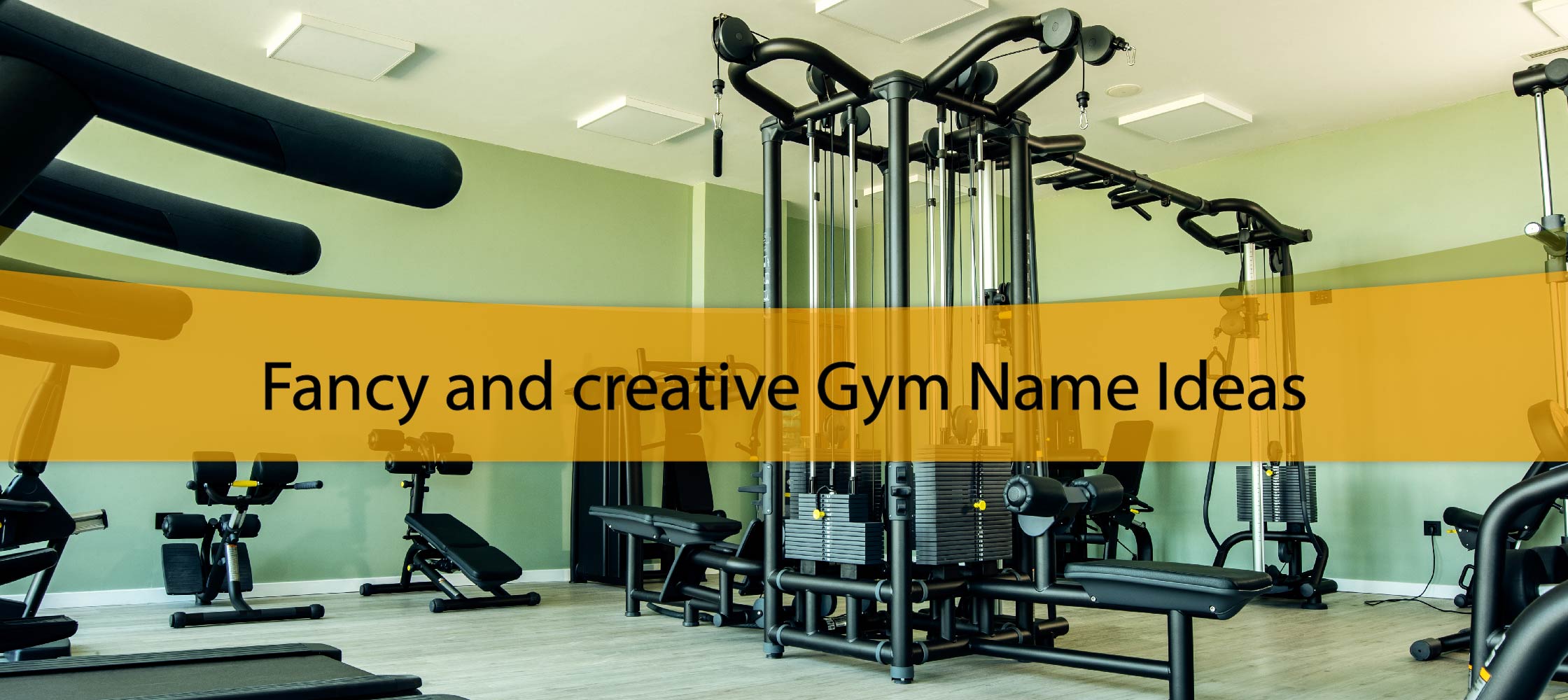 Fancy and Creative Gym Name Ideas