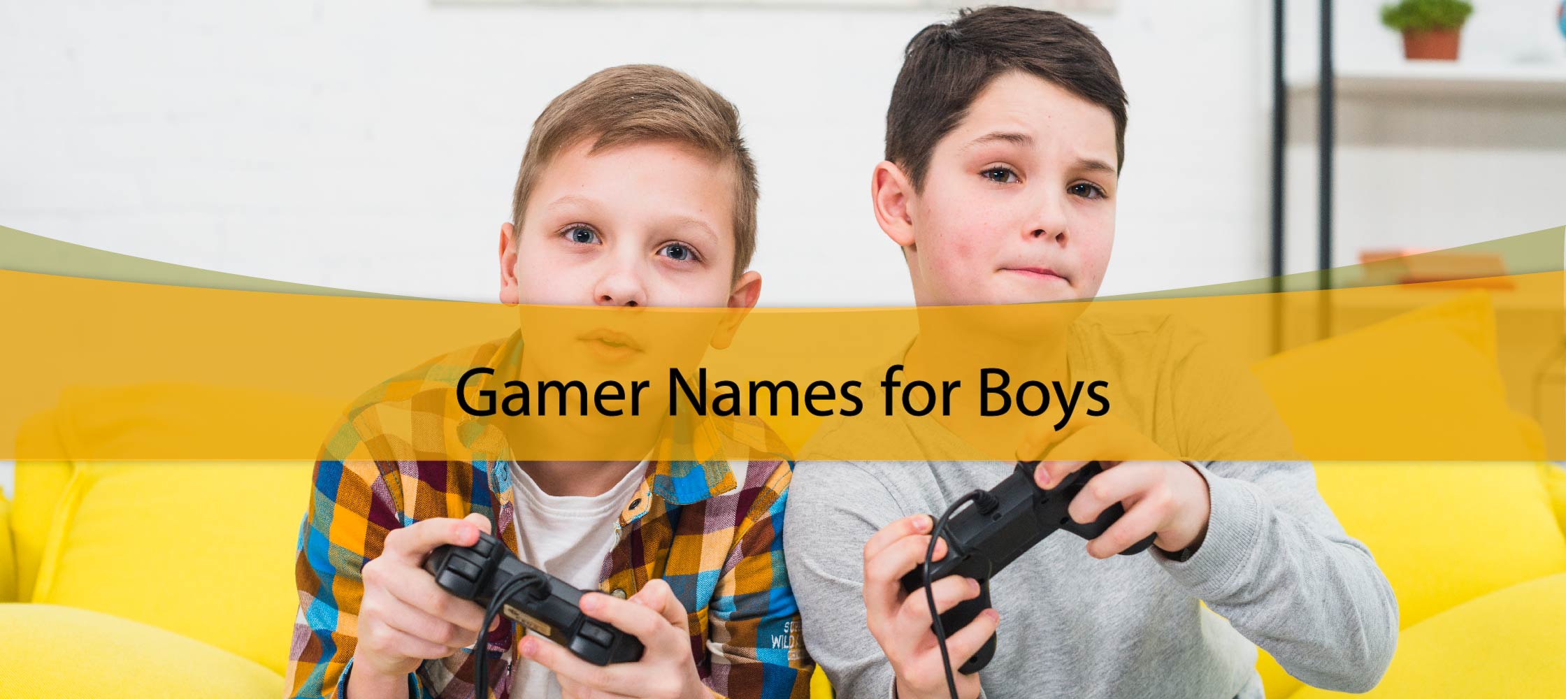 Gamer Names for Boys