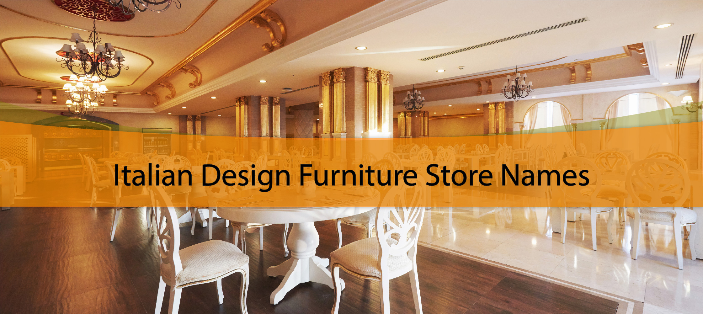 Italian Design Furniture Store Names